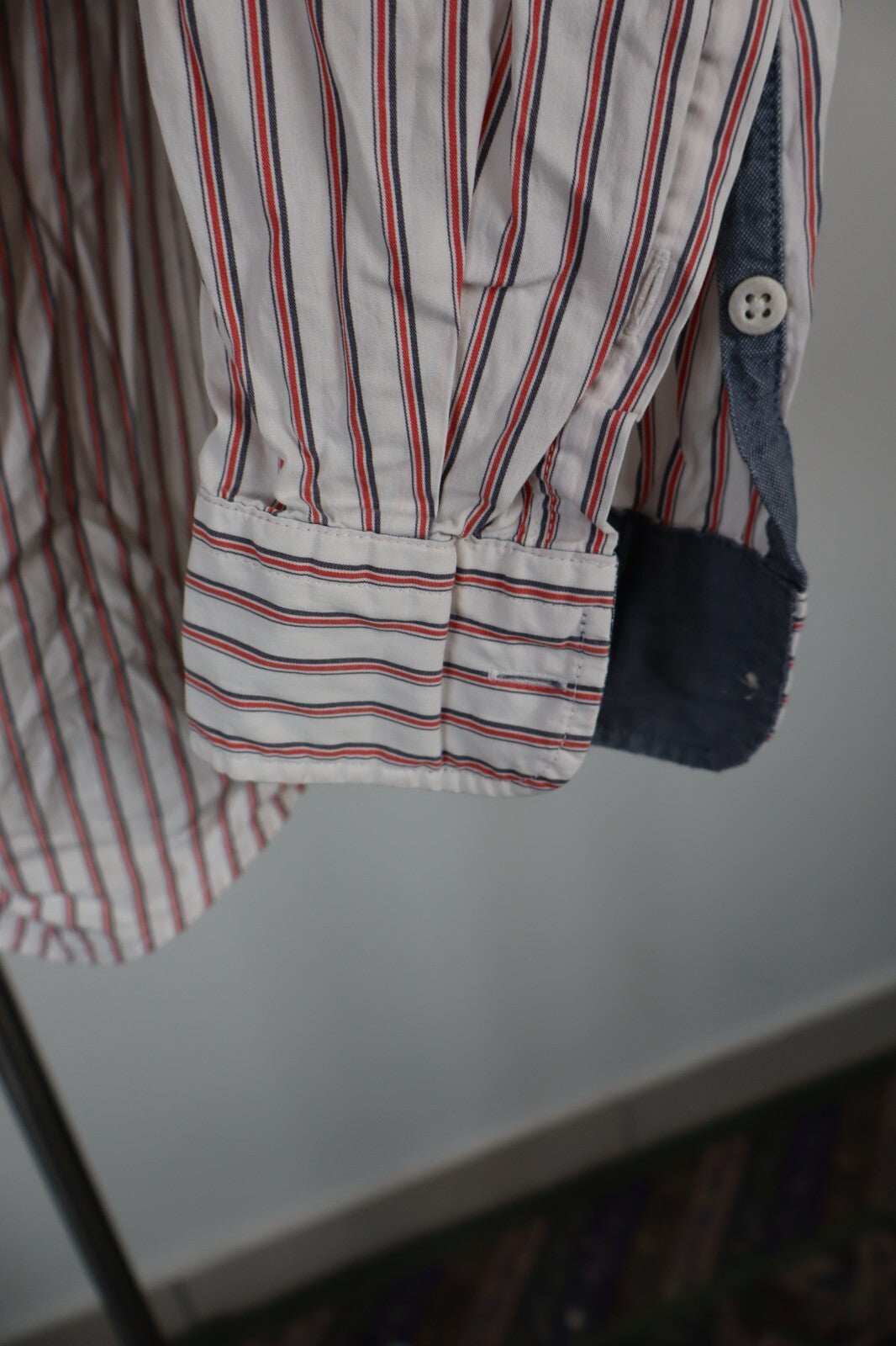 TOMMY HILFIGER CAMICIA UOMO COTONE TG. L MAN CASUAL VINTAGE COTTON SHIRT