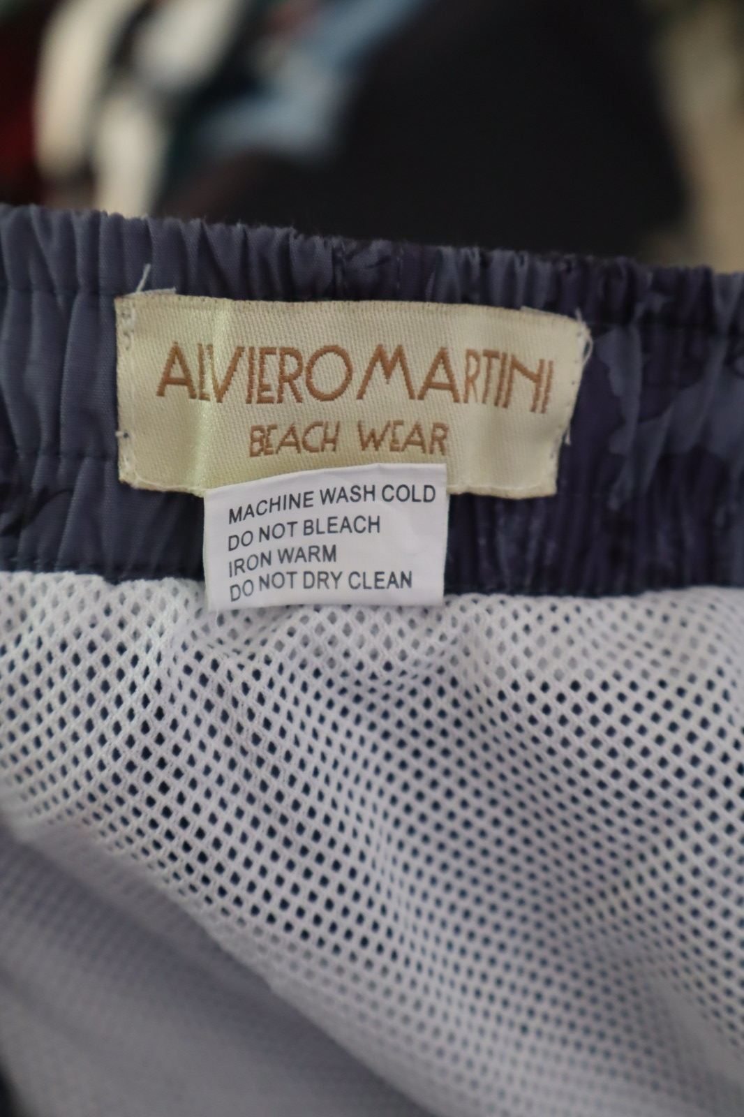 ALVIERO MARTINI COSTUME PANTALONCINO MARE UOMO TG 46 MAN SWIMSUIT VINTAGE SURF