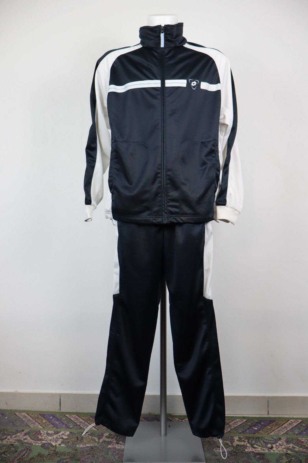 LOTTO TUTA COMPLETA DUE PEZZI Tg. L TRACKSUIT JACKET PANTS UOMO SPORT