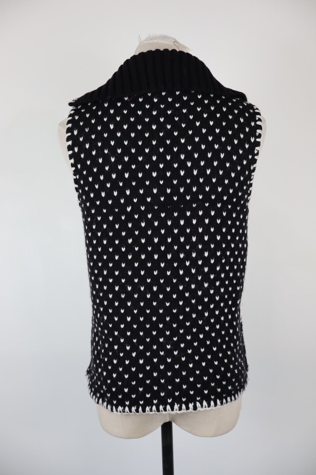 THINK PINK MAGLIONE SMANICATO LANA DONNA TG M WOMAN CASUAL WOOL SWEATER GILET