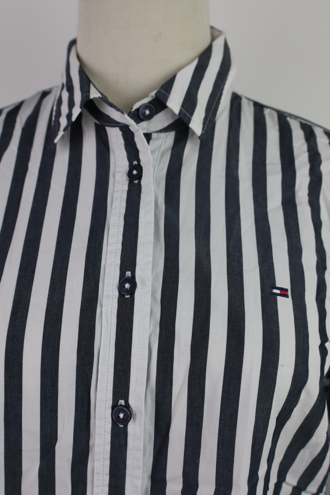 TOMMY HILFIGER CAMICIA DONNA TG 38 WOMAN SHIRT CASUAL VINTAGE COTONE COTTON