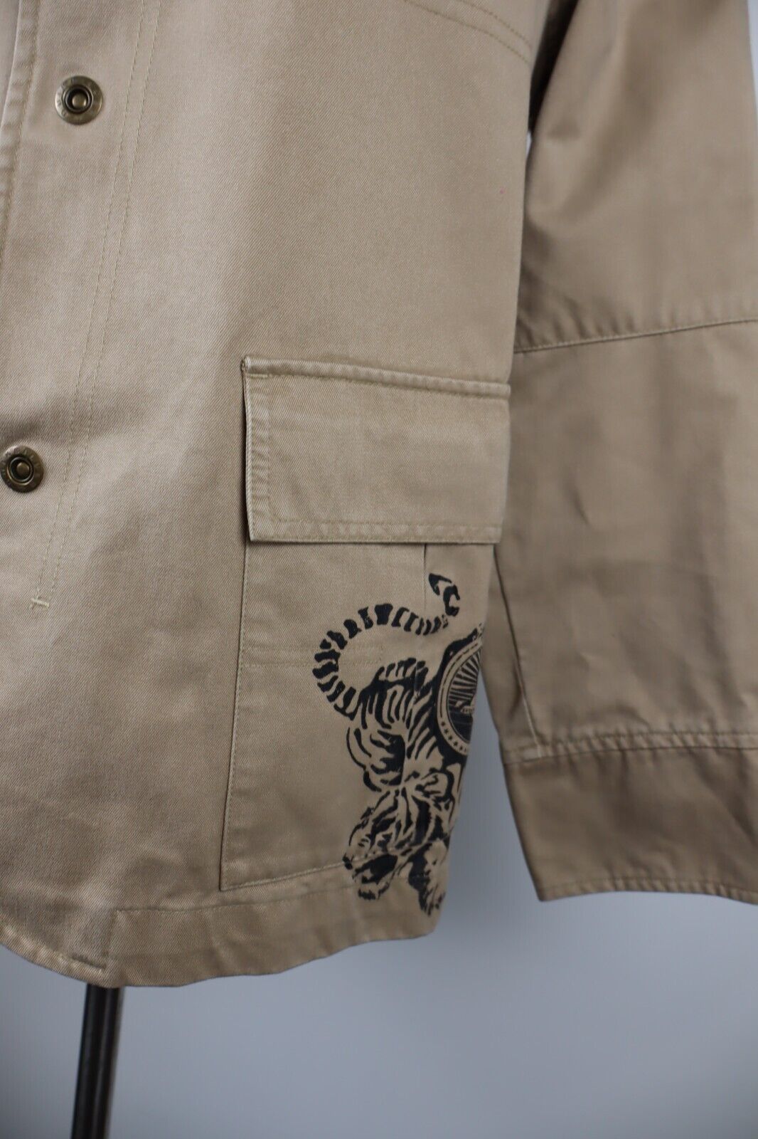 QUIKSILVER GIUBBINO GIACCA COTONE LEGGERO UOMO Tg. S MAN CASUAL JACKET VINTAGE