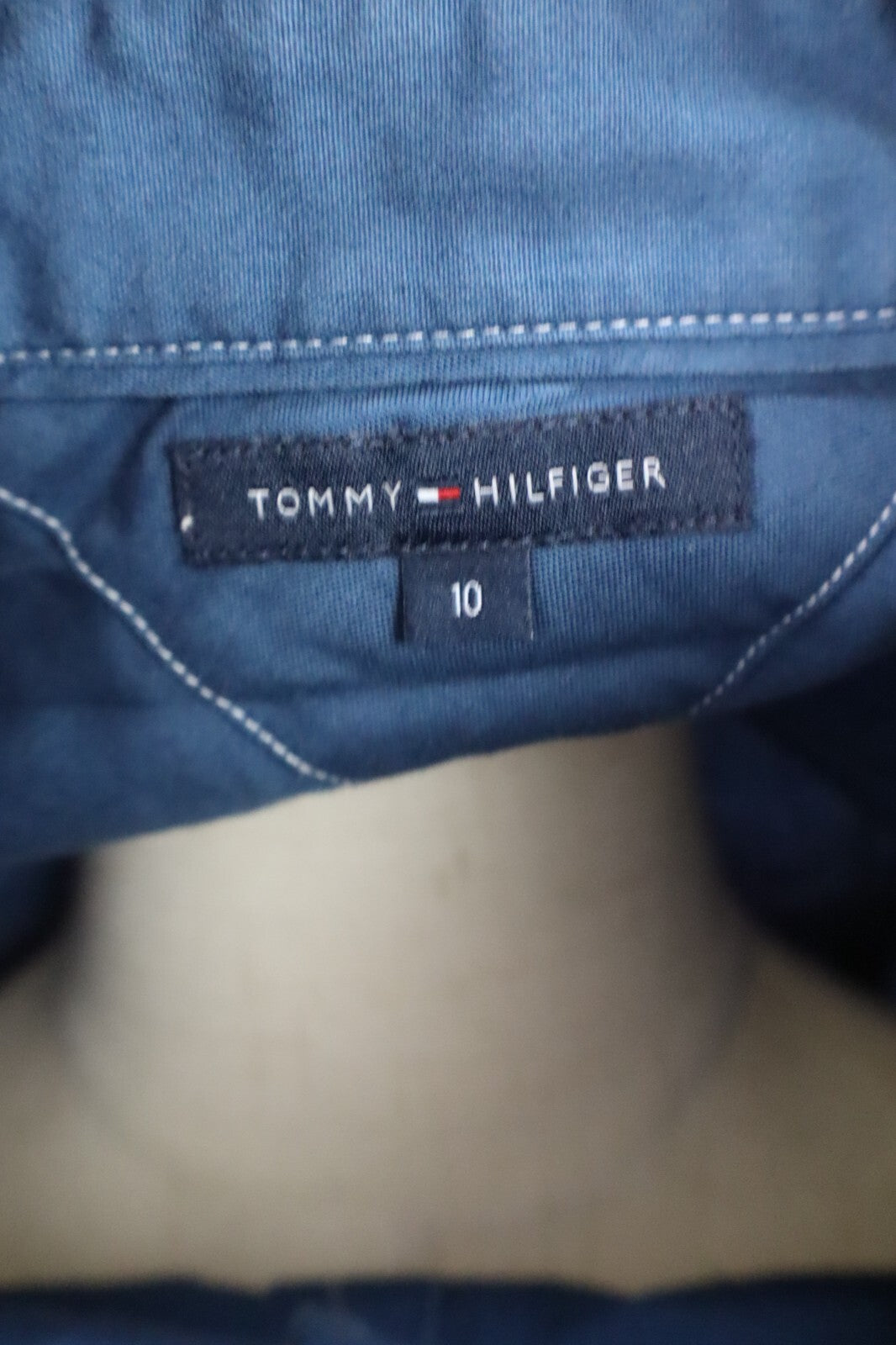 TOMMY HILFIGER CAMICIA DONNA TG. M WOMAN SHIRT CASUAL VINTAGE COTONE COTTON