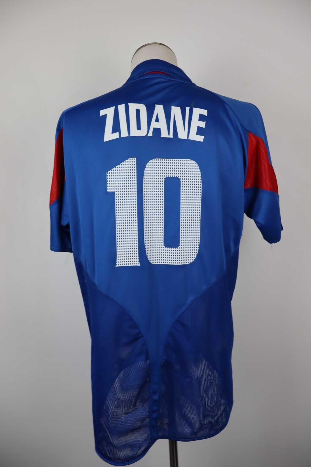 ADIDAS FRANCIA N 10 ZIDANE MAGLIA CALCIO UOMO Tg 0 SOCCER JERSEY TRIKOT 03/04