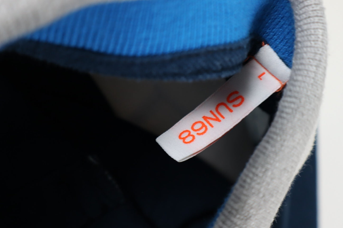 SUN68 POLO MAGLIA UOMO COTONE TG. L MAN COTTON SHIRT CASUAL VINTAGE