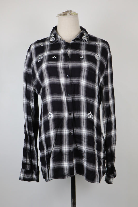 MARCIANO GUESS CAMICIA MANICA LUNGA DONNA TG M WOMAN SHIRT CASUAL VINTAGE