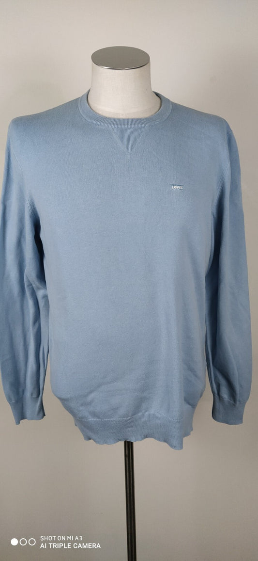 LEVI'S MAGLIONE MAGLIA COTONE COTTON VINTAGE UOMO Tg. M MAN SWEATER CASUAL
