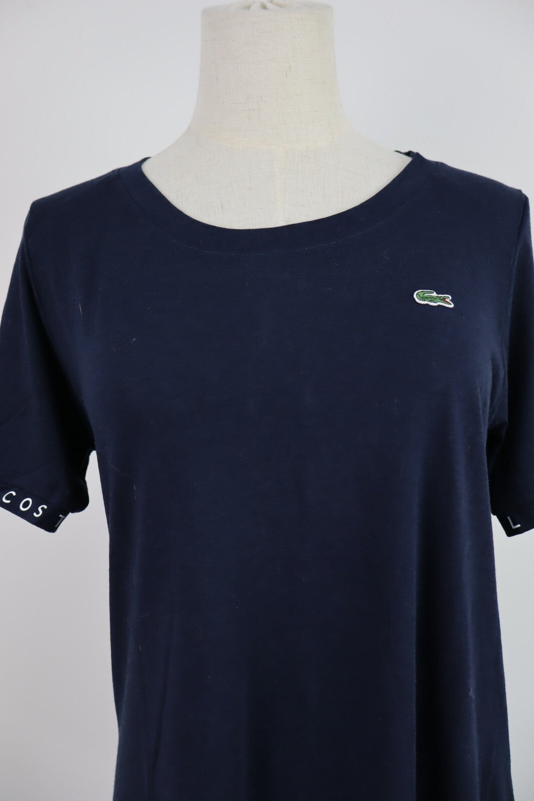 LACOSTE MAGLIA COTONE DONNA TG. S WOMAN CASUAL VINTAGE TOP T-SHIRT COTTON
