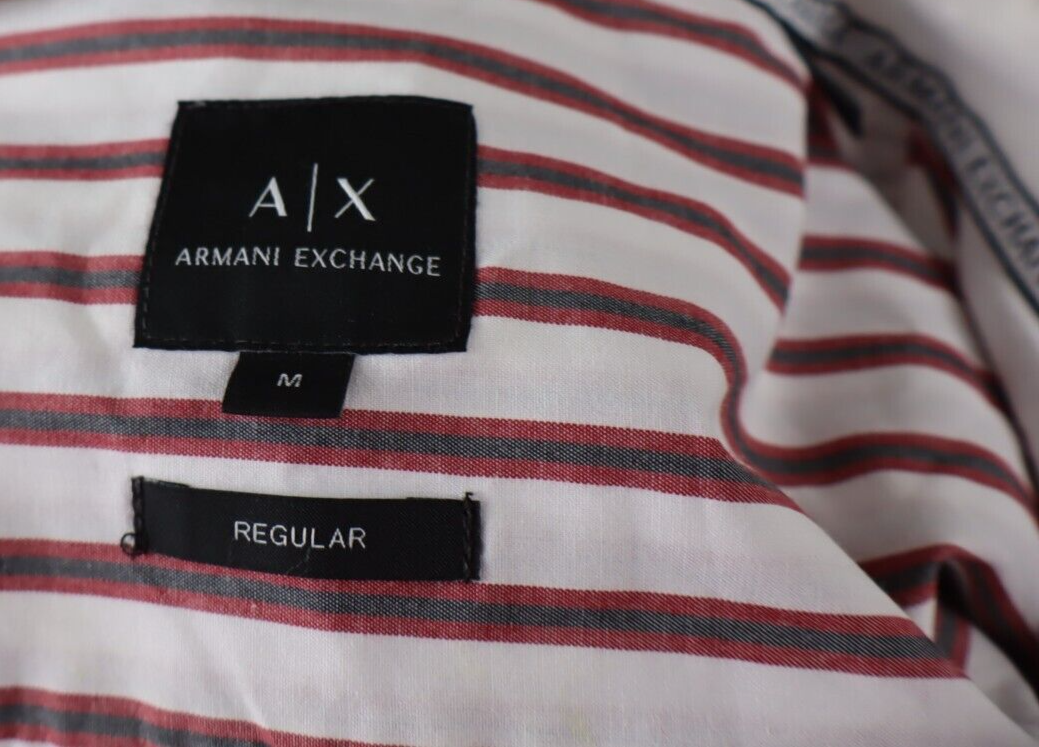 AX ARMANI EXCHANGE CAMICIA UOMO COTONE TG. M  MAN CASUAL VINTAGE SHIRT