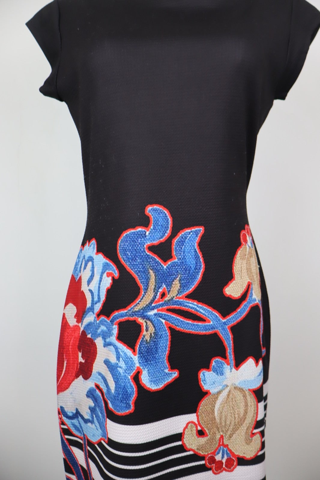 DESIGUAL VESTITO DONNA TG. M WOMAN CASUAL VINTAGE DRESS ABITO FLOREALE