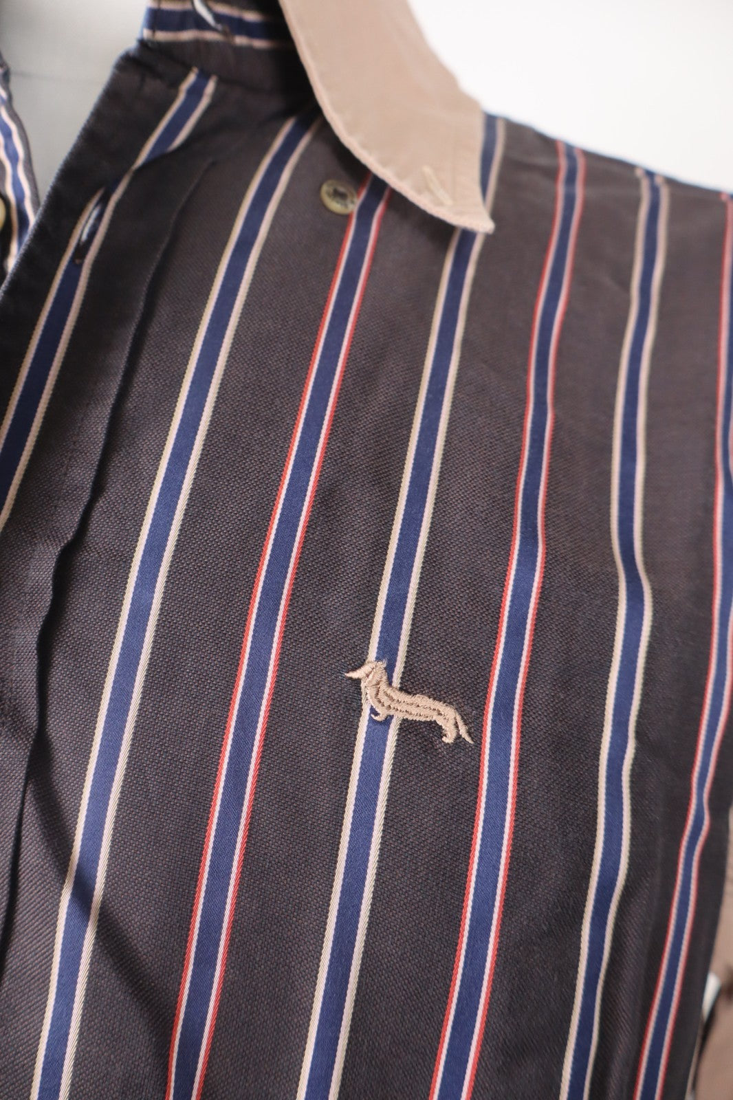 HARMONT & BLAINE CAMICIA COTONE SHIRT UOMO Tg XL MAN VINTAGE CASUAL COTTON LOGO