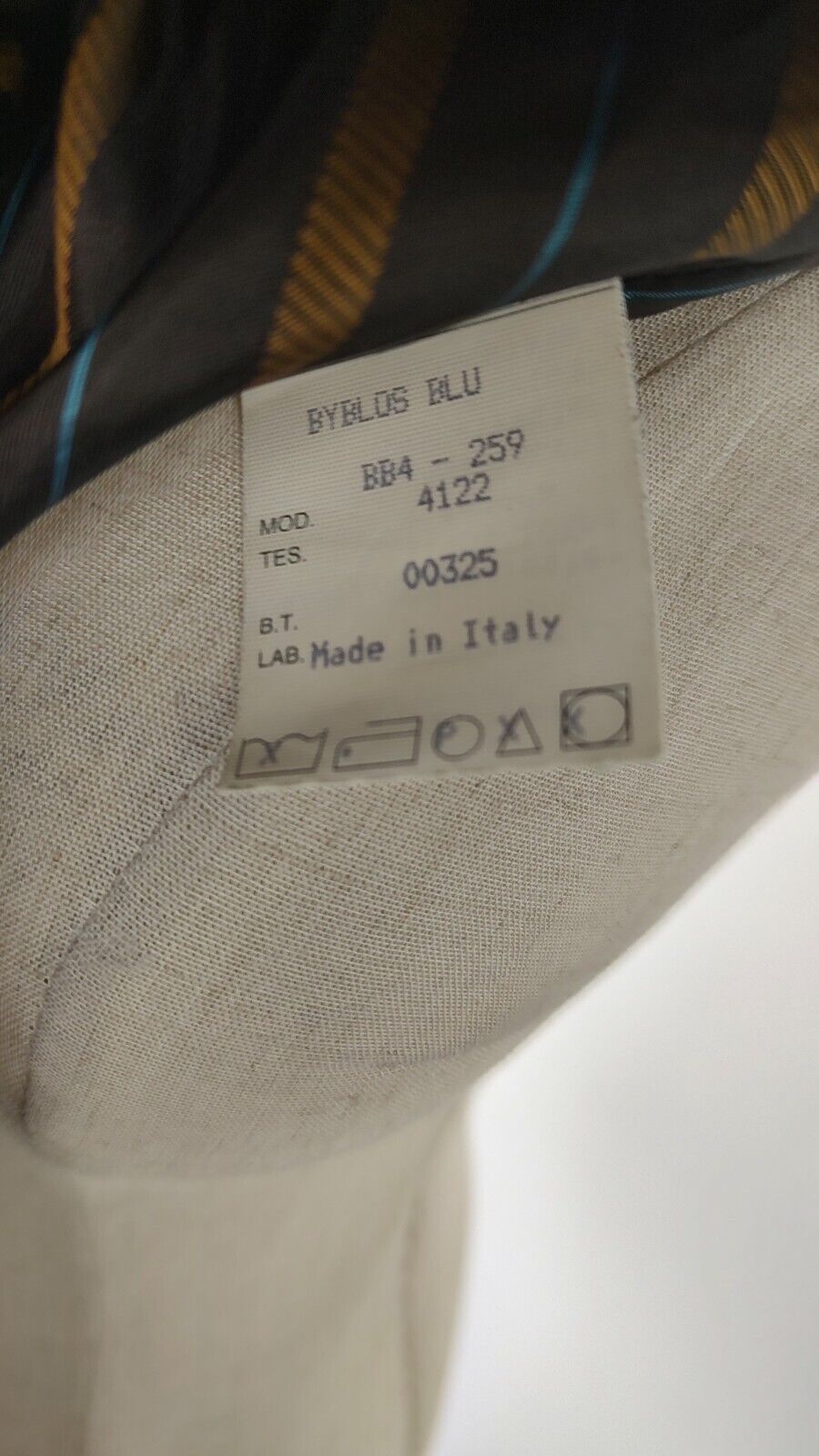 BYBLOS BLU CAPPOTTO LANA GIACCA DONNA 42 WOMAN COAT VINTAGE