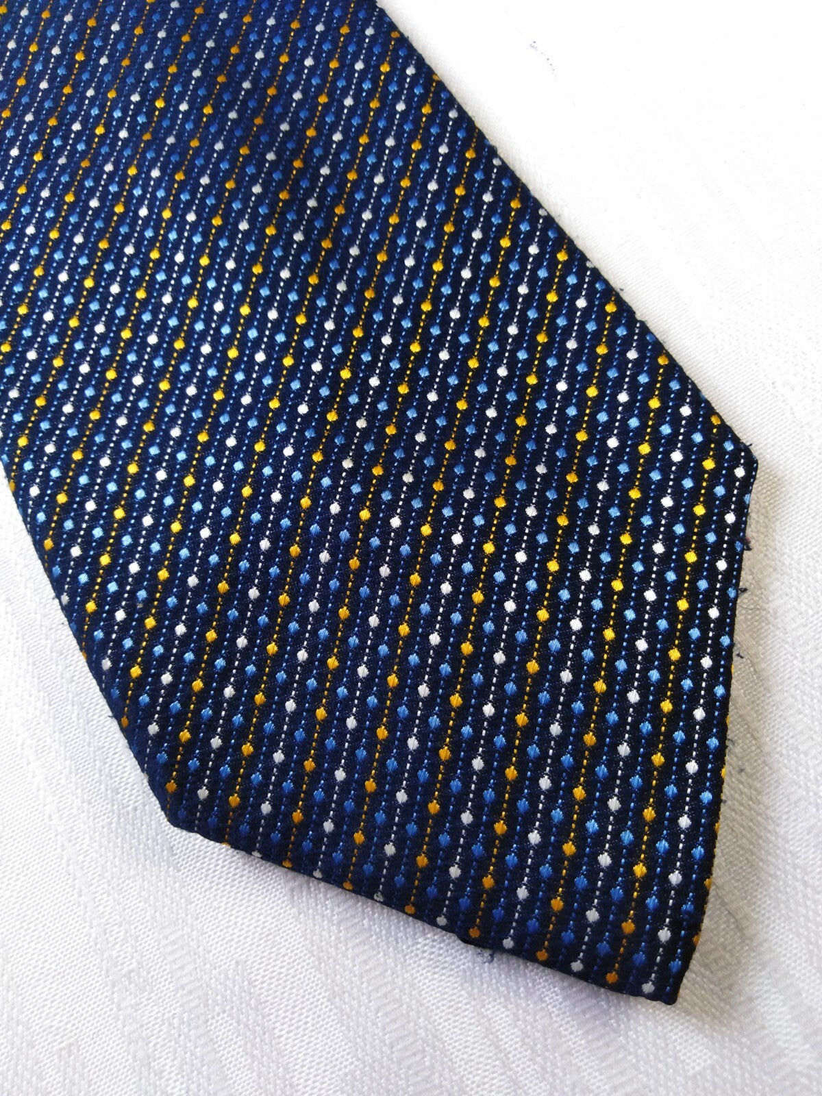 NINO SALZANO 100% SILK TIE SETA CRAVATTA NECKTIE MADE IN ITALY CLASSIC