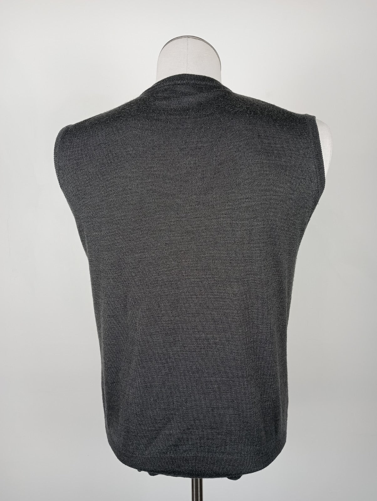 BEST COMPANY SMANICATO MAGLIONE GILET UOMO Tg S LANA WOOL MAN VINTAGE SWEATER