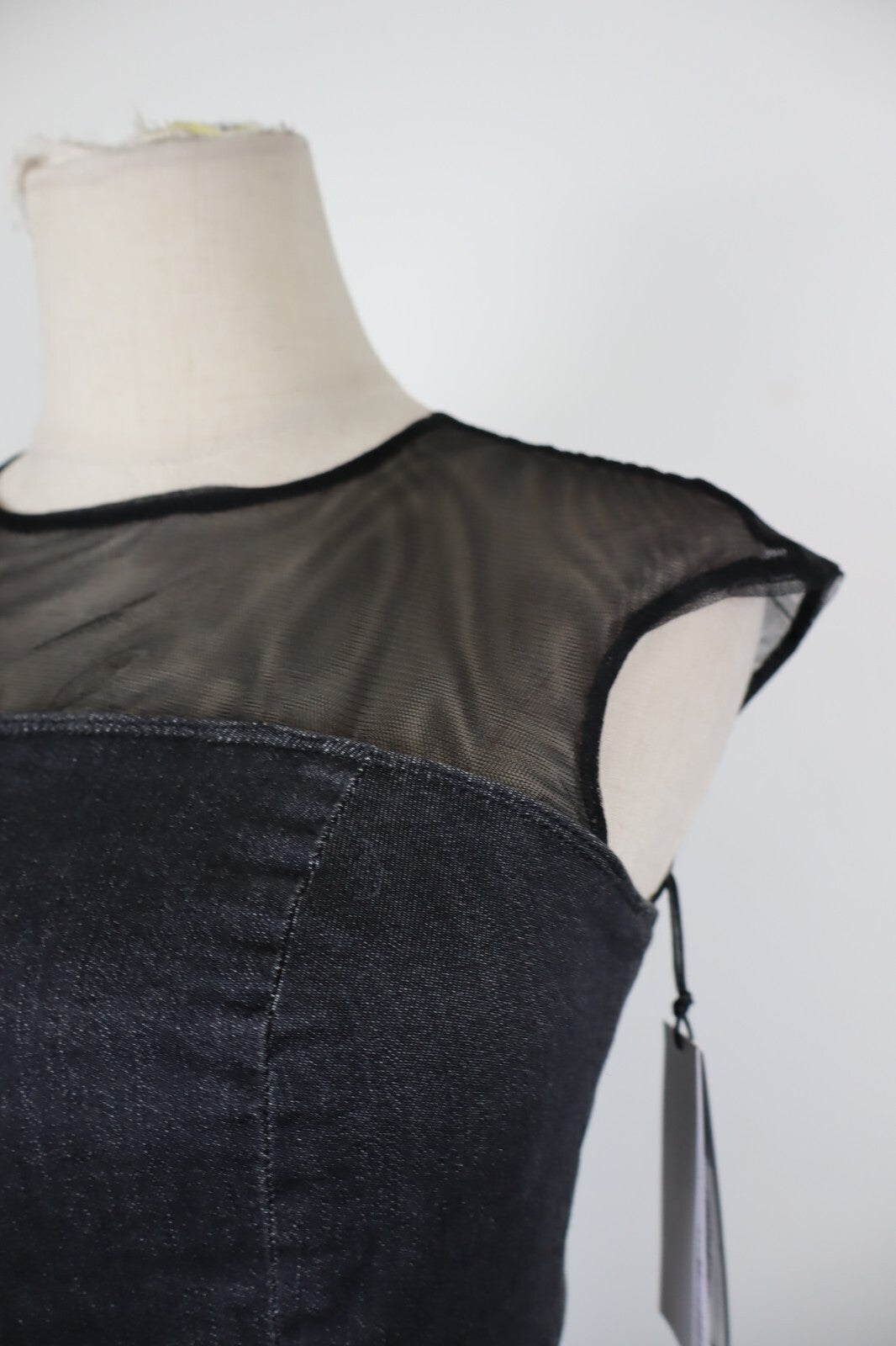 GUESS LOS ANGELES VESTITO ABITO DONNA TG. S WOMAN CASUAL VINTAGE DRESS CON TAG