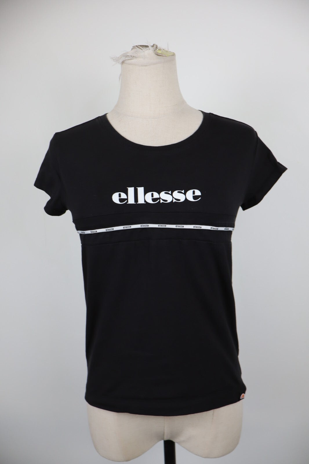 ELLESSE MAGLIA DONNA TG XS WOMAN CASUAL VINTAGE T-SHIRT COTONE COTTON LOGO