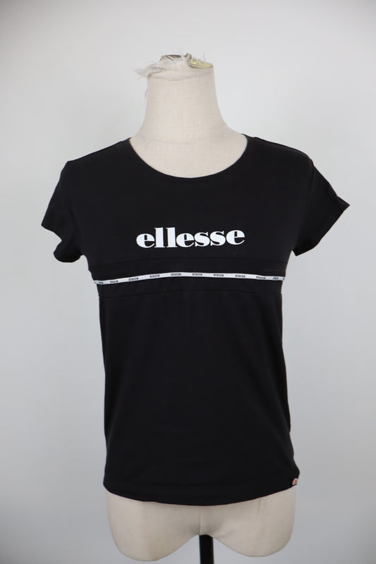 ELLESSE MAGLIA DONNA TG XS WOMAN CASUAL VINTAGE T-SHIRT COTONE COTTON LOGO