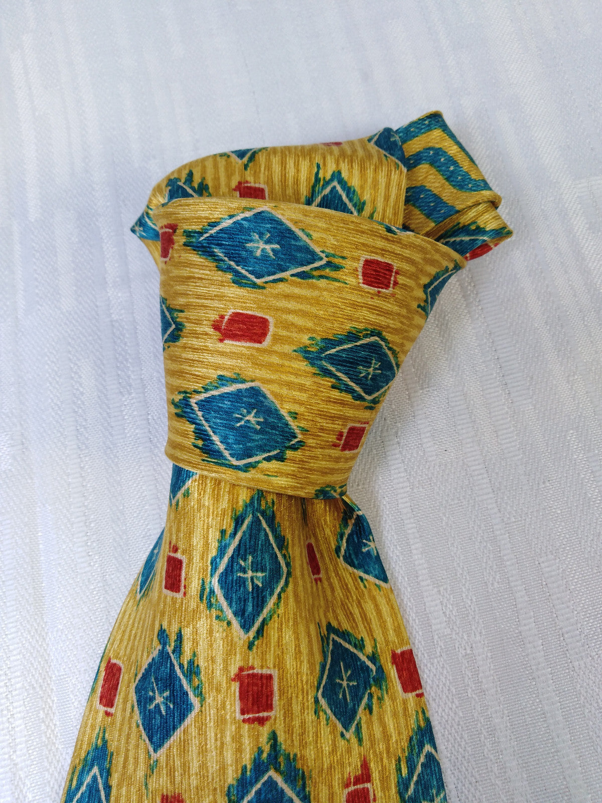 MISSONI 100%  SILK TIE SETA CRAVATTA NECKTIE MADE IN ITALY SELF TIPPED