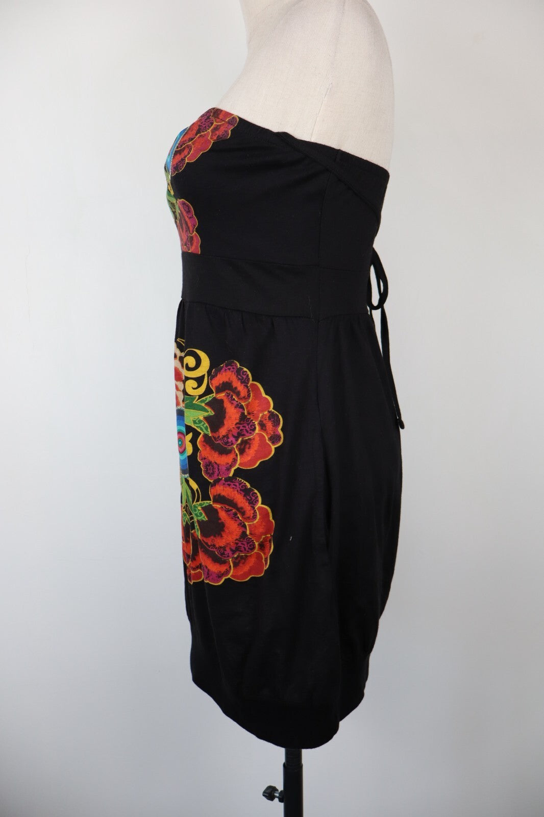 DESIGUAL VESTITO DONNA TG. S WOMAN CASUAL VINTAGE DRESS ABITO COTONE COTTON