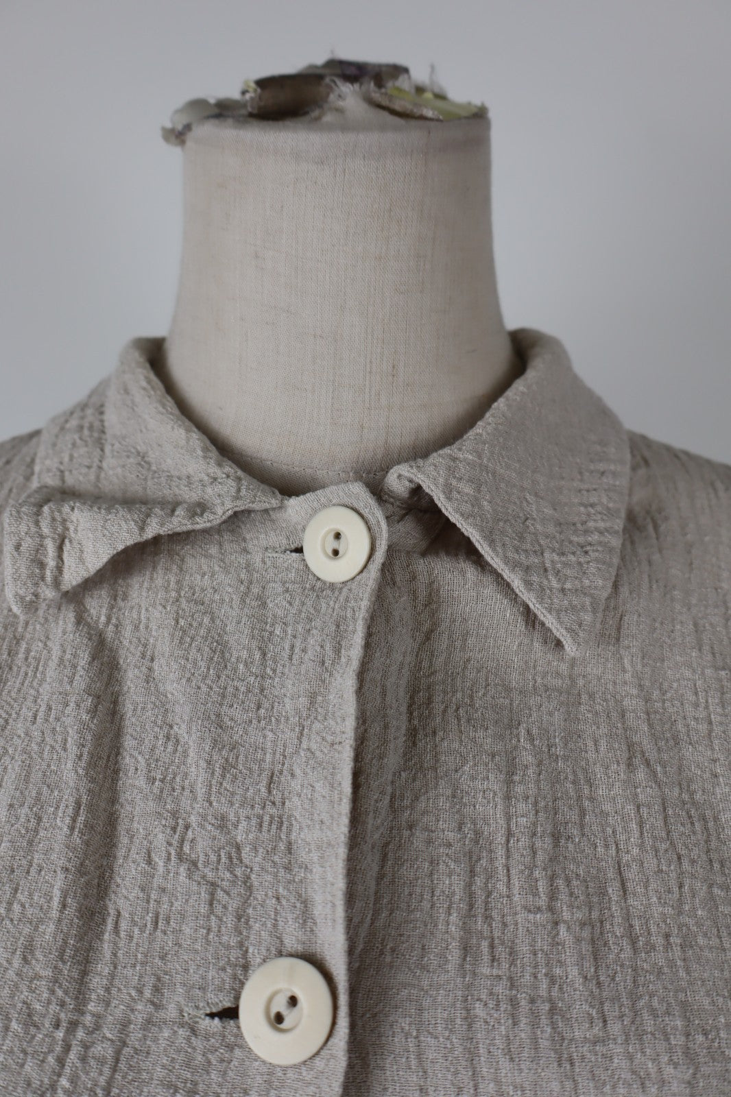 MARINA RINALDI CAMICIA DONNA TG. 23 WOMAN SHIRT CASUAL VINTAGE  BLUSA LINO