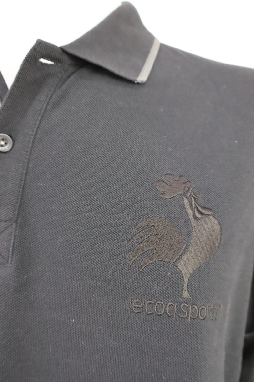 LE COQ SPORTIFF POLO MAGLIA UOMO COTONE Tg L MAN JACKET SWEATSHIRT VINTAGE