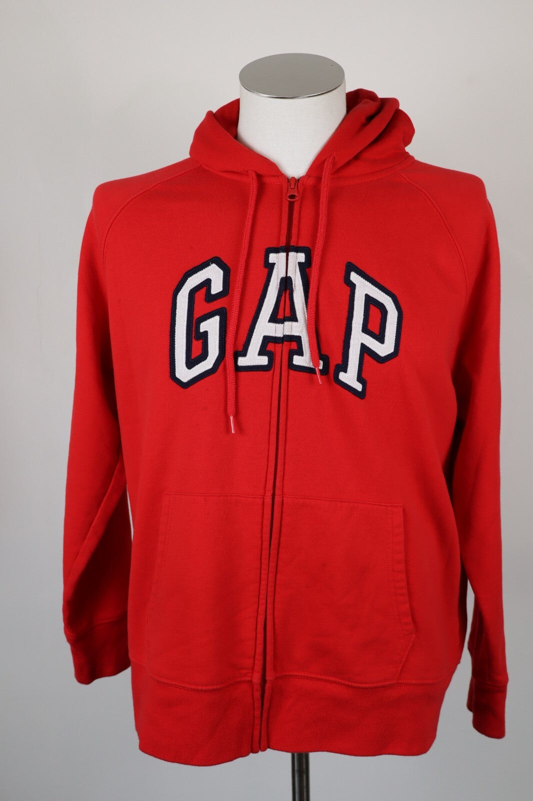 GAP FELPA CAPPUCCIO MAGLIA UOMO Tg XL MAN SWEATSHIRT CASUAL VINTAGE COTONE