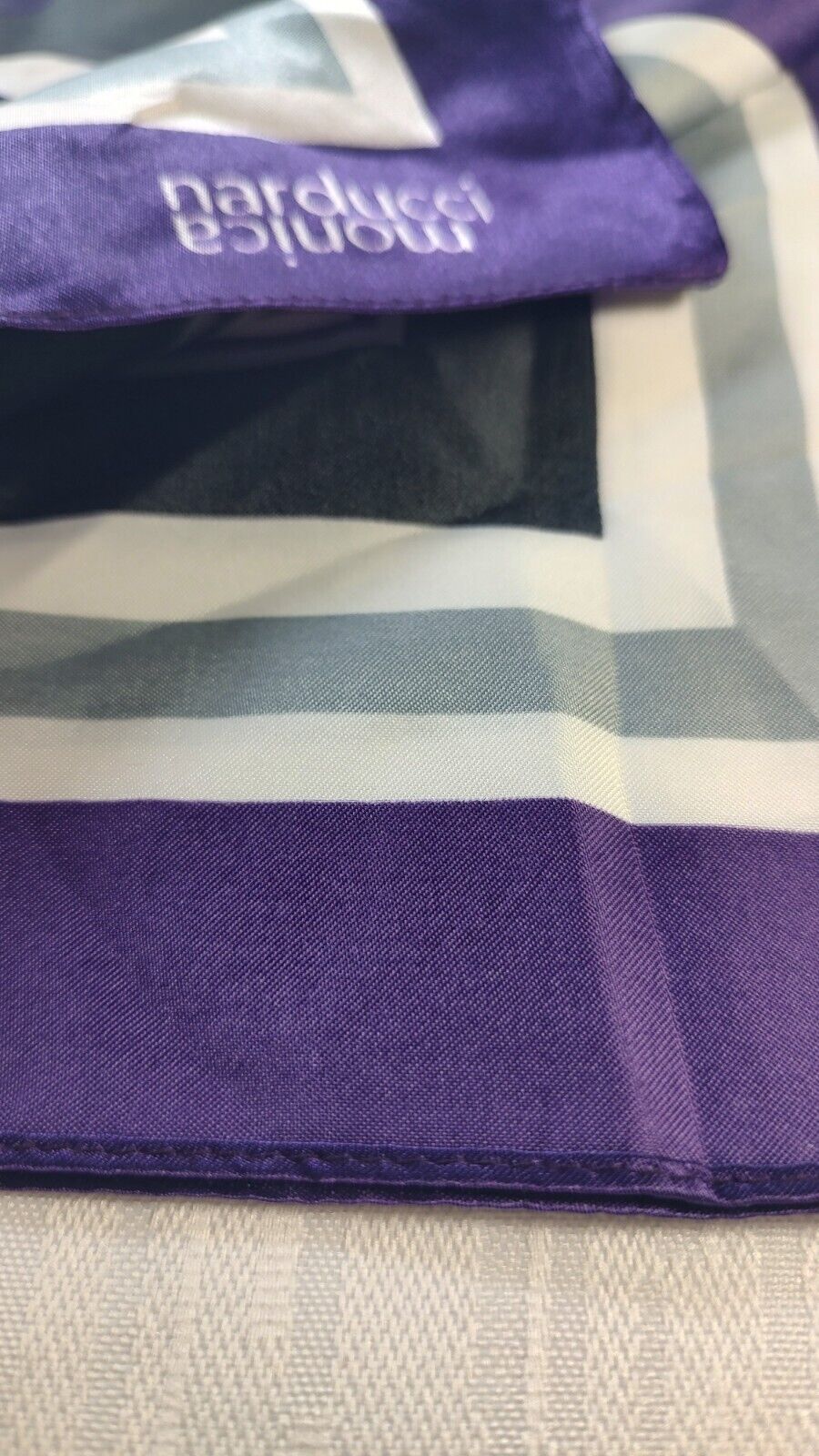 NARDUCCI MONICA FOULARD 100% SILK SETA SCARVES SCARF SQUARE MADE IN ITALY