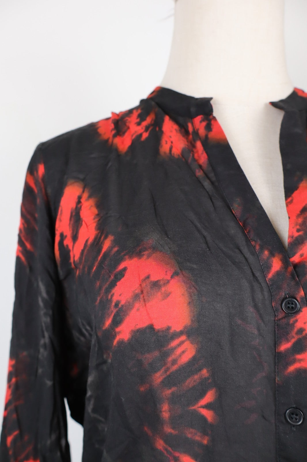 DESIGUAL CAMICIA BLUSA DONNA TG XL WOMAN SHIRT CASUAL VINTAGE MANICA LUNGA LOGO