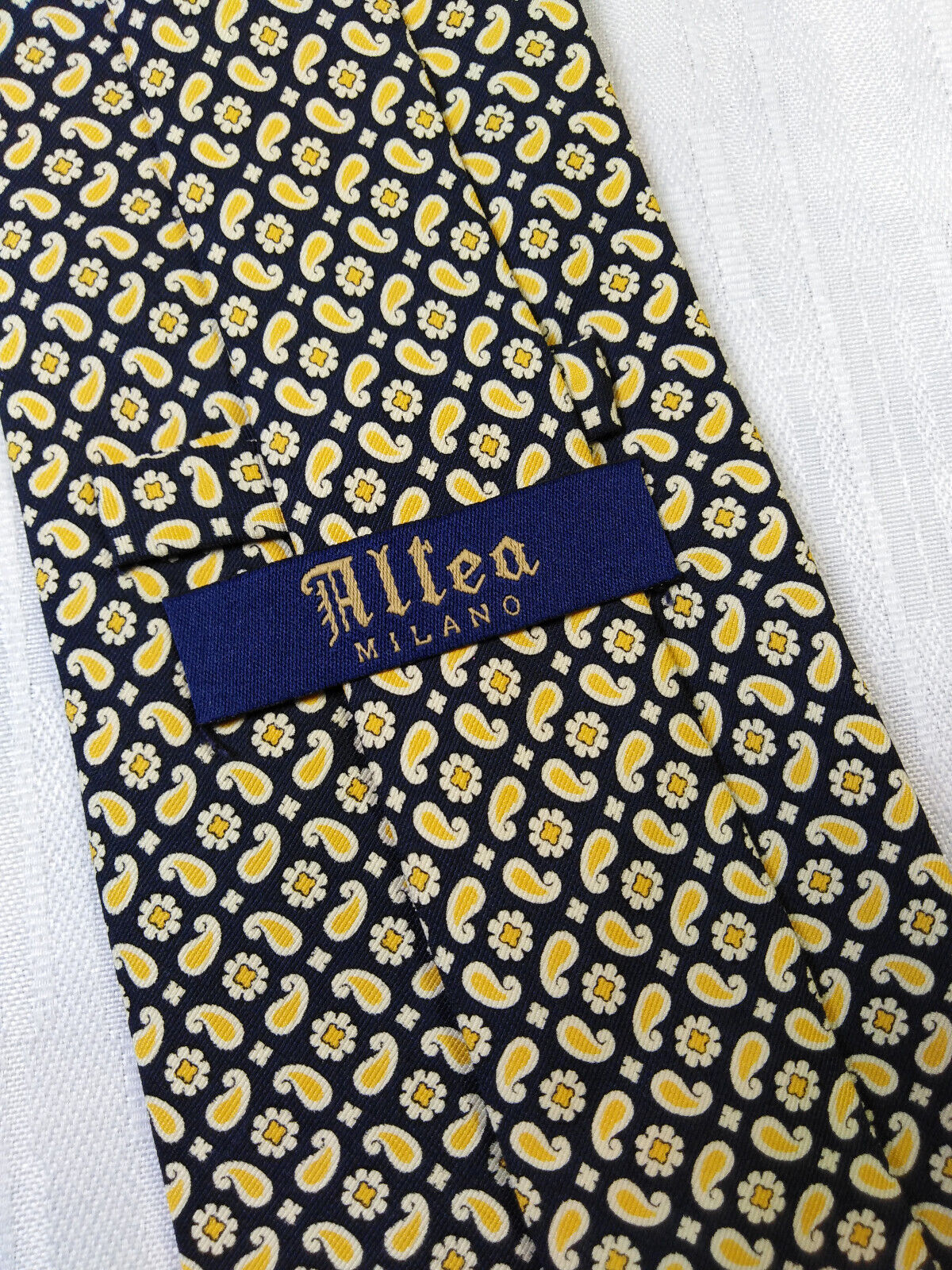 ALTEA 100% SILK TIE SETA CRAVATTA NECKTIE MADE IN ITALY