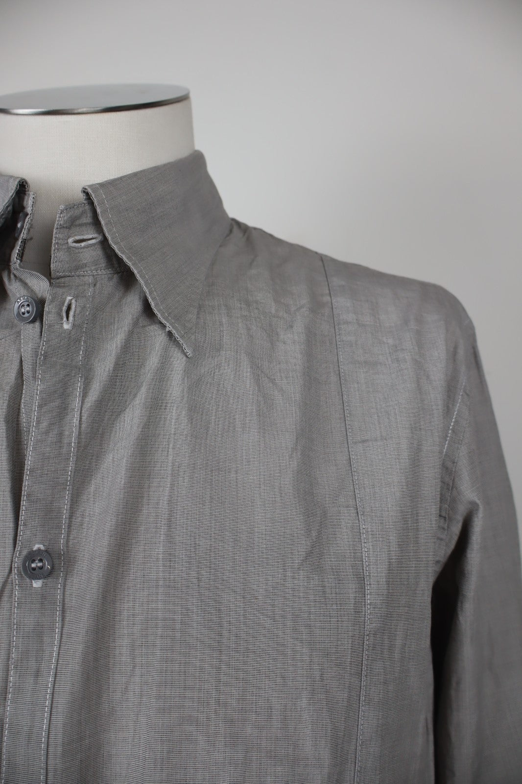 ARMANI JEANS CAMICIA UOMO COTONE XL MAN CASUAL VINTAGE COTTON SHIRT MANICA LUNGA