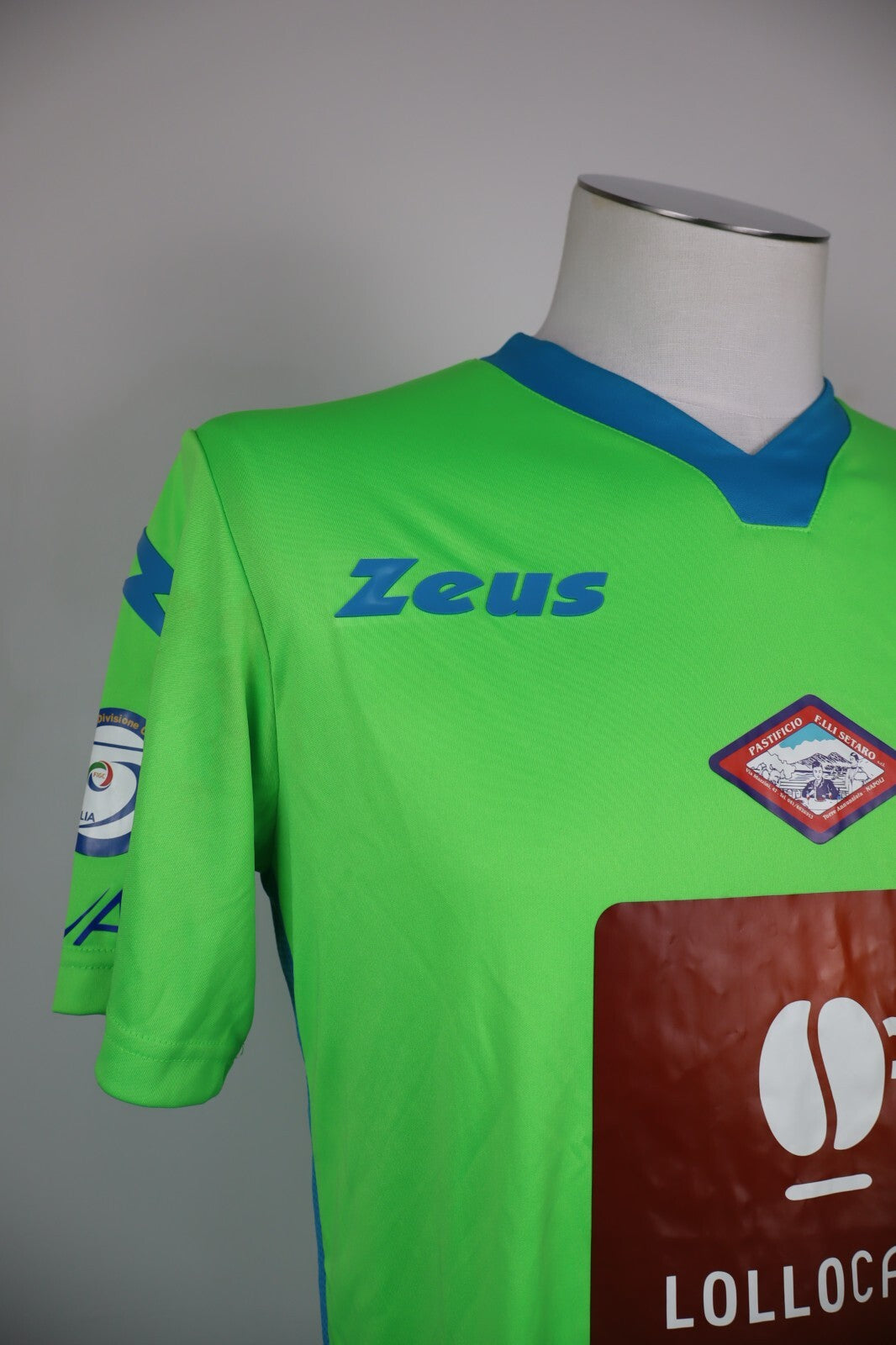 ZEUS ELFJIJI N 25 NAPOLI N5 MAGLIA CALCIO UOMO Tg M TRIKOT JERSEY SOCCER VINTAGE