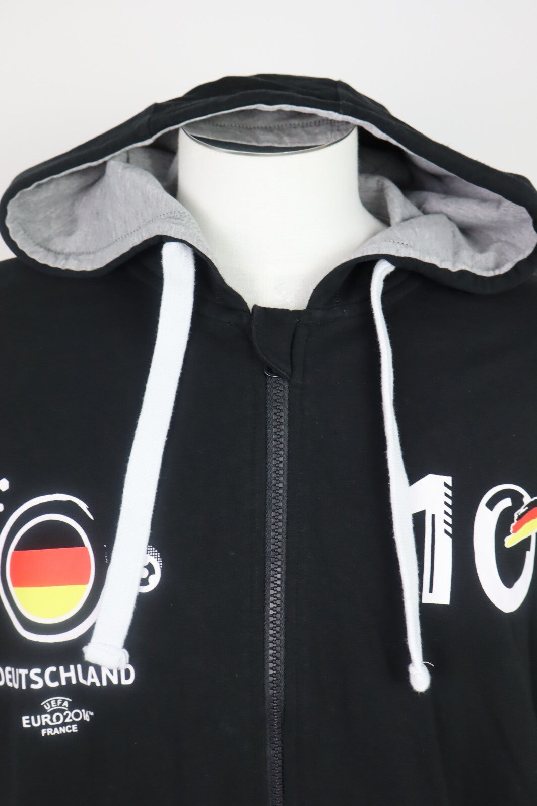 UEFA EURO 2016 GERMANIA FELPA SPORT CALCIO UOMO Tg XXL MAN VINTAGE JACKET