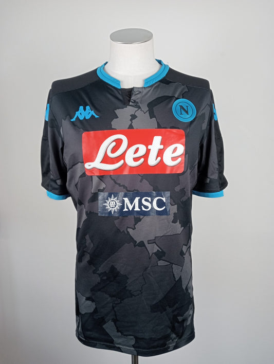KAPPA NAPOLI MAGLIA CALCIO Tg XL UOMO MAN T-SHIRT SOCCER SPORT  JERSEY 19/20