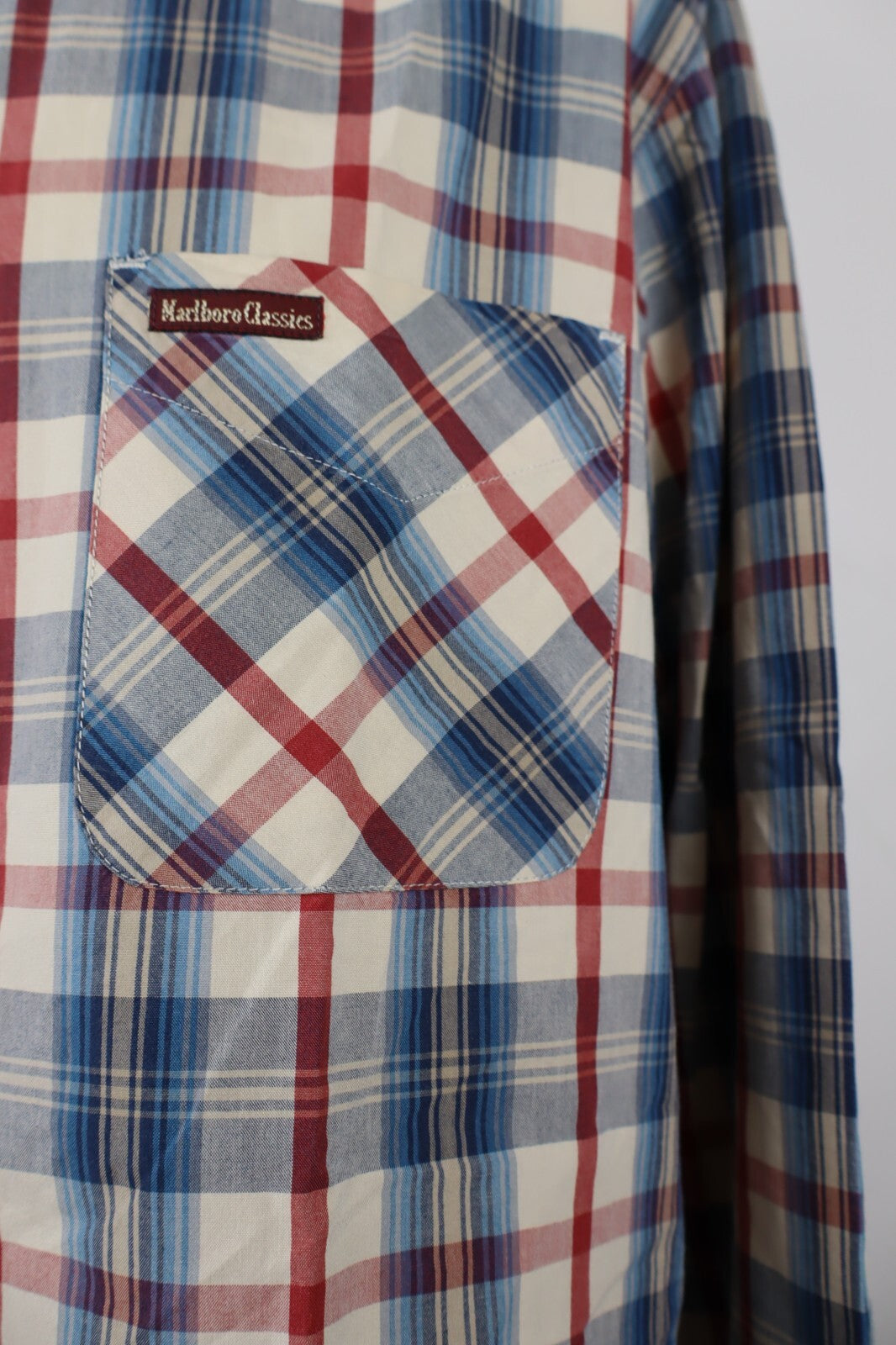 MARLBORO CLASSICS CAMICIA UOMO COTONE TG. XL  MAN CASUAL VINTAGE SHIRT