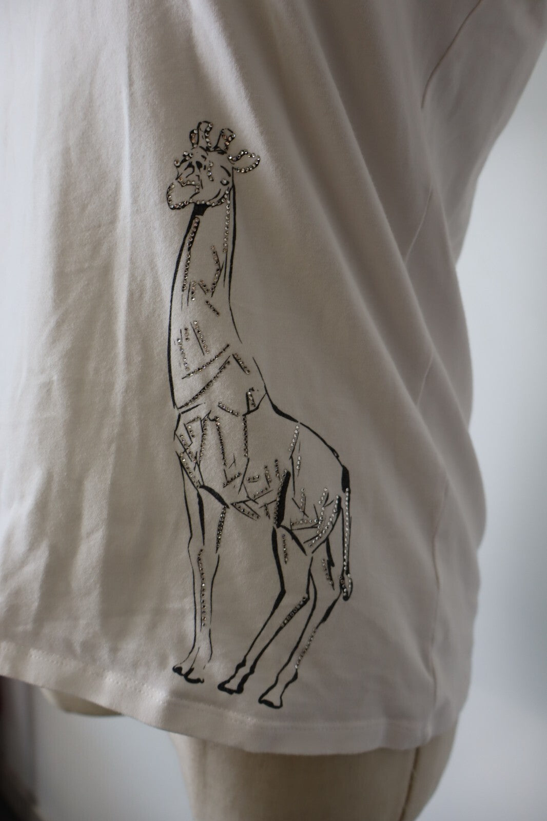 SWAROVSKI KRISTALLWELTEN MAGLIA DONNA TG. S WOMAN CASUAL VINTAGE T-SHIRT TOP