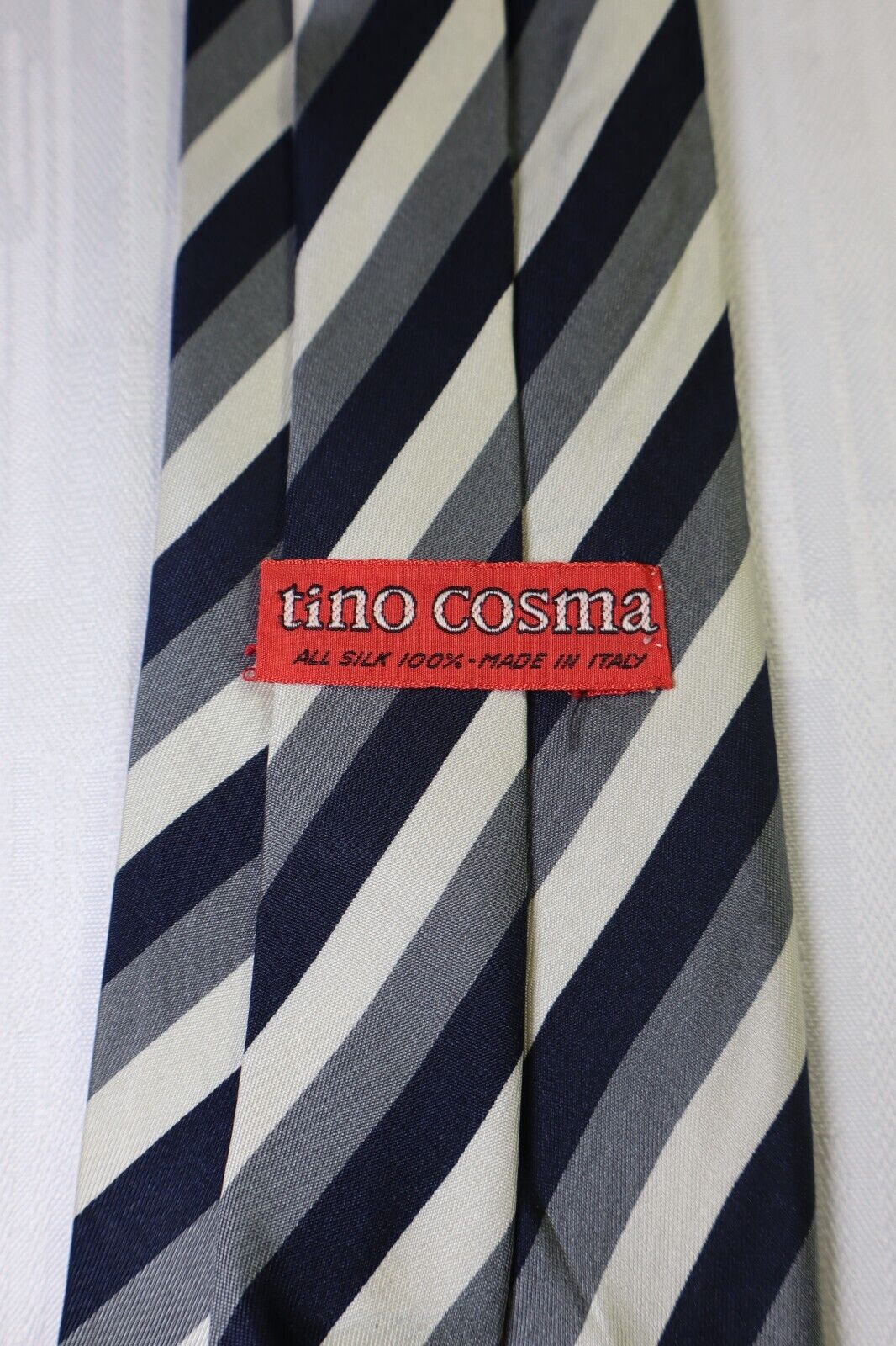 TINO COSMA 100% SILK TIE SETA CRAVATTA NECKTIE MADE IN ITALY CLASSIC