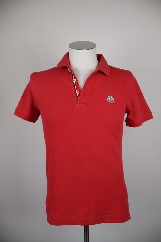 MONCLER POLO MAGLIA UOMO COTONE TG S MAN COTTON T-SHIRT CASUAL VINTAGE LOGO