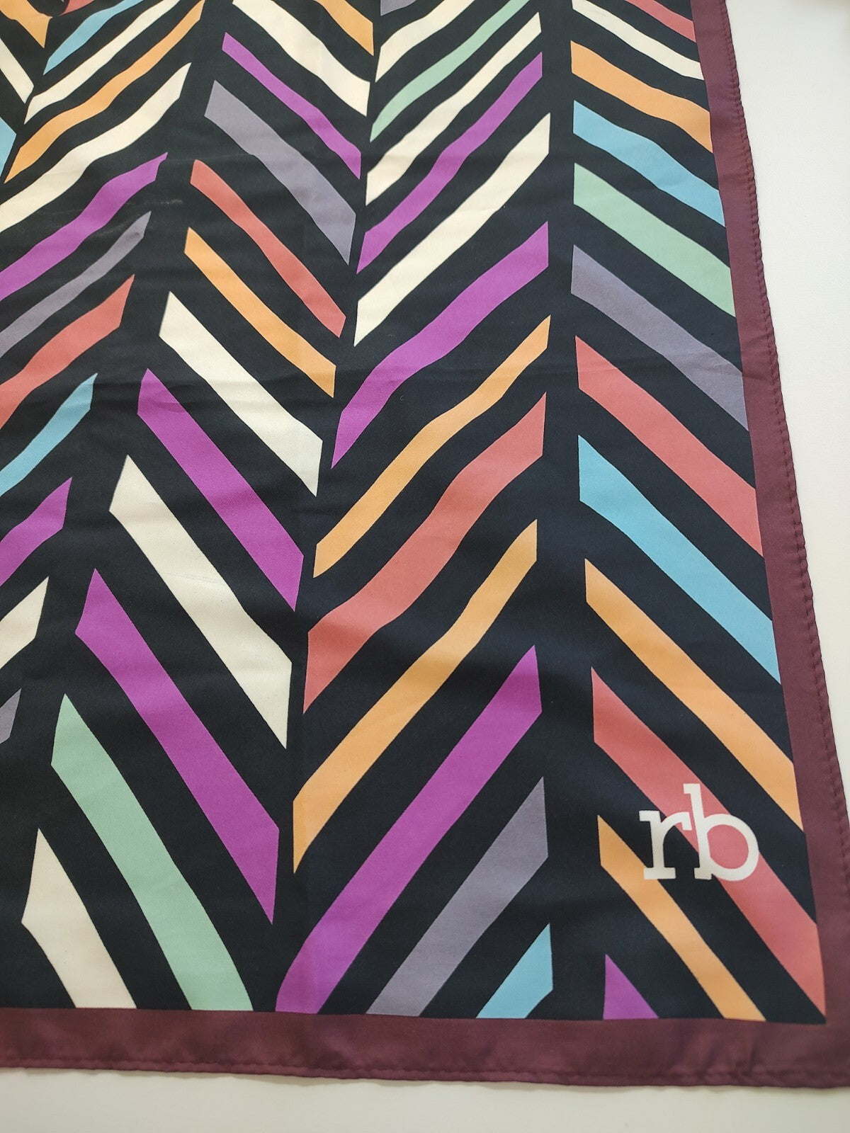 ROCCOBAROCCO FOULARD SETA SCARVES SCARF SQUARE MADE ITALY