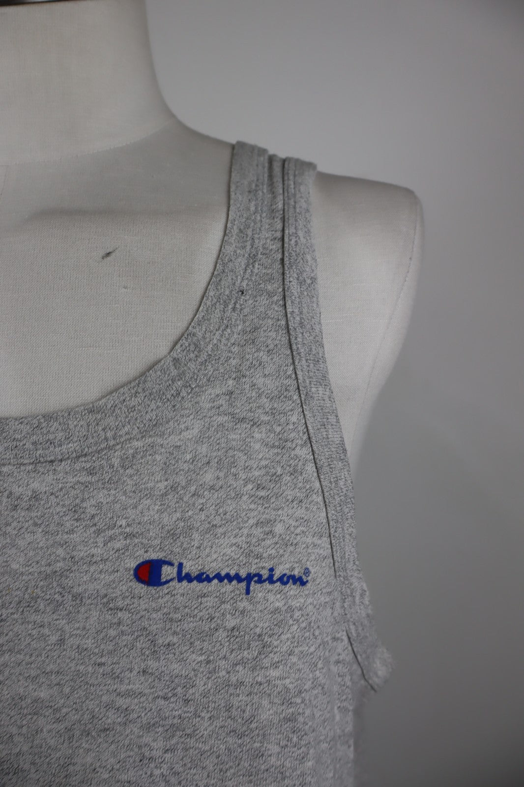 CHAMPION CANOTTA UOMO MAGLIA BRETELLE TOP TG XL MAN T-SHIRT CASUAL VINTAGE LOGO