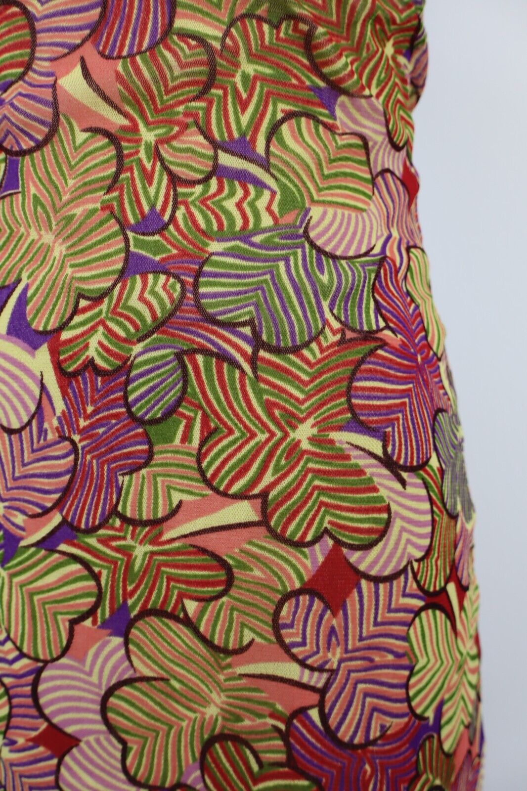 VESTITO DONNA TG S WOMAN SETA LUXURY FUNKY GROOVY VINTAGE CHIFFON Y2K 2000'S