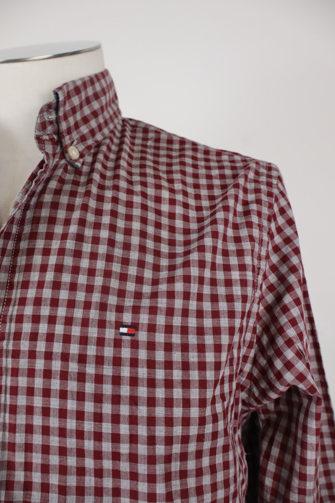 TOMMY HILFIGER CAMICIA UOMO COTONE TG. S MAN CASUAL VINTAGE SHIRT COTTON LOGO