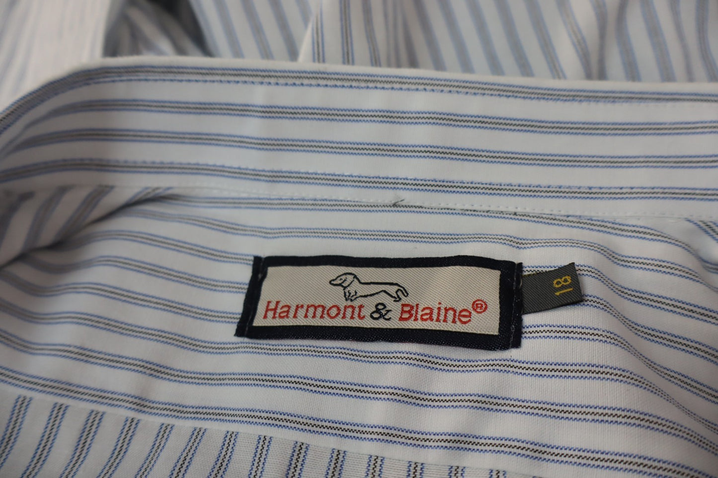 HARMONT & BLAINE CAMICIA UOMO TG. 18 MAN CASUAL VINTAGE SHIRT COTONE COTTON
