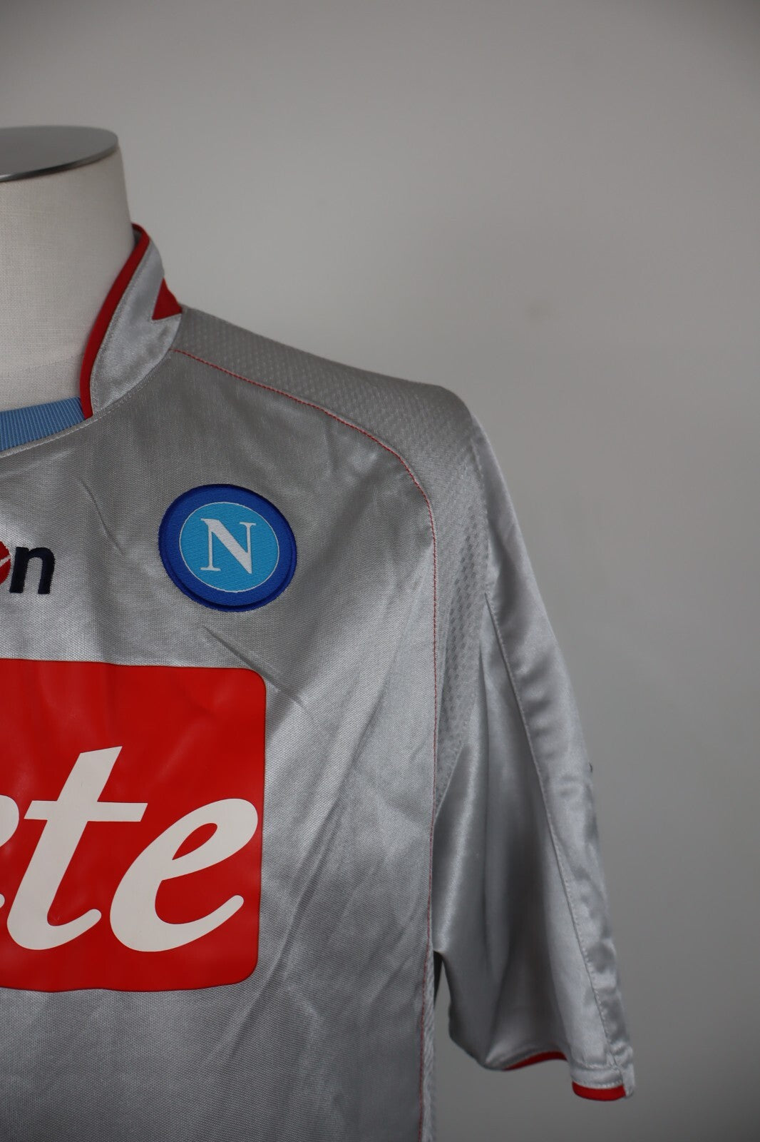 MACRON NAPOLI MAGLIA CALCIO UOMO Tg L SOCCER TRIKOT MAN JERSEY T-SHIRT SPORT