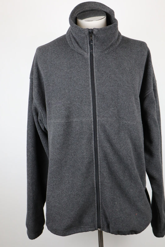 COLUMBIA FELPA CON ZIP JACKET UOMO Tg 2XL MAN SPORT JACKET SWEATSHIRT VINTAGE