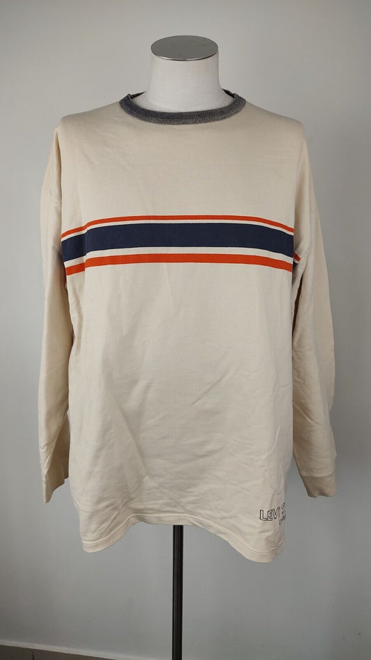LEVI'S FELPA UOMO Tg 3XL SPORT MAN SWEATSHIRT CASUAL VINTAGE
