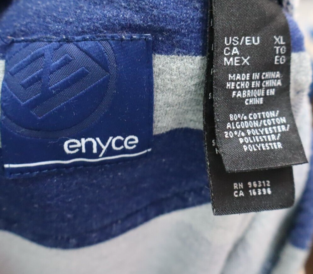 ENYCE FELPA MAGLIA UOMO Tg XL MAN SPORT JACKET SWEATSHIRT VINTAGE