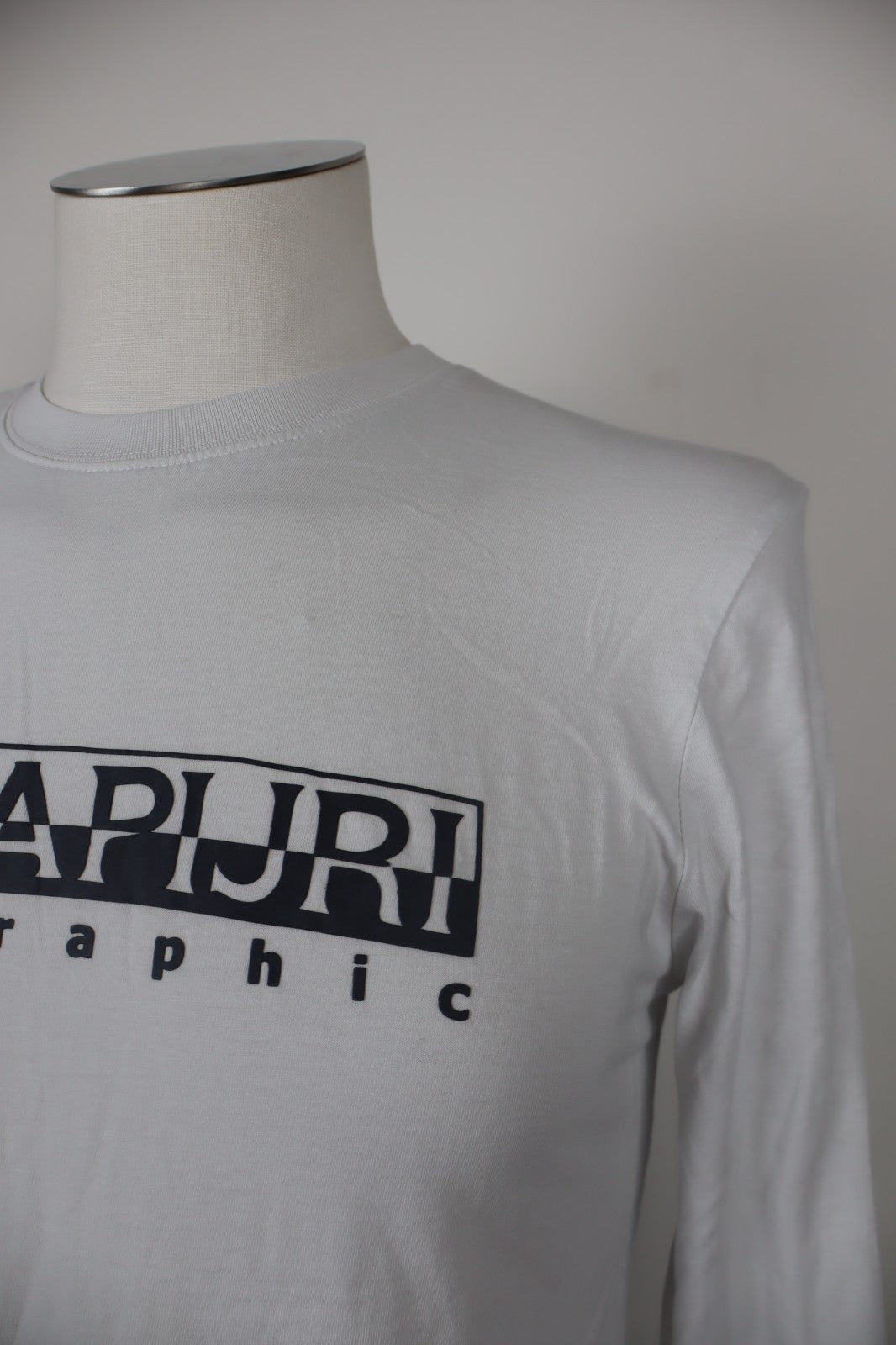 NAPAPIJRI MAGLIA COTONE UOMO TG. XS MAN T- SHIRT CASUAL VINTAGE MANICA LUNGA