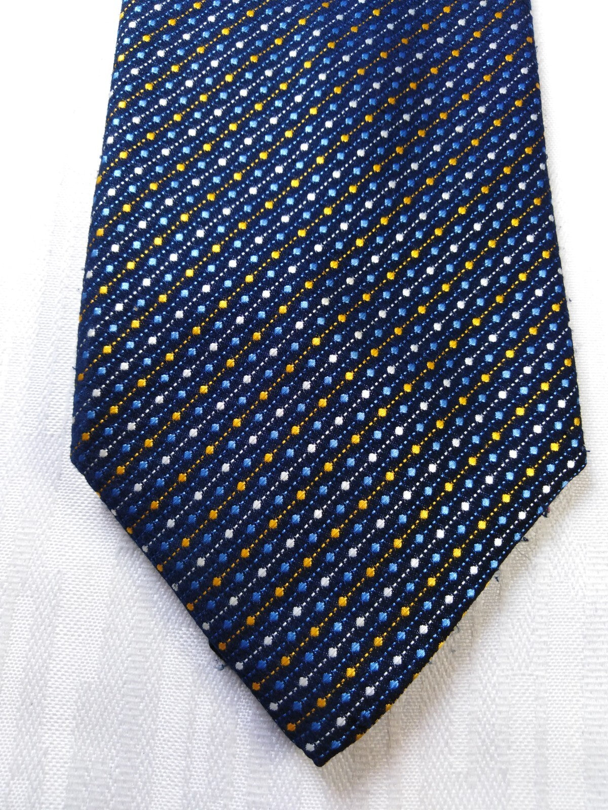 NINO SALZANO 100% SILK TIE SETA CRAVATTA NECKTIE MADE IN ITALY CLASSIC