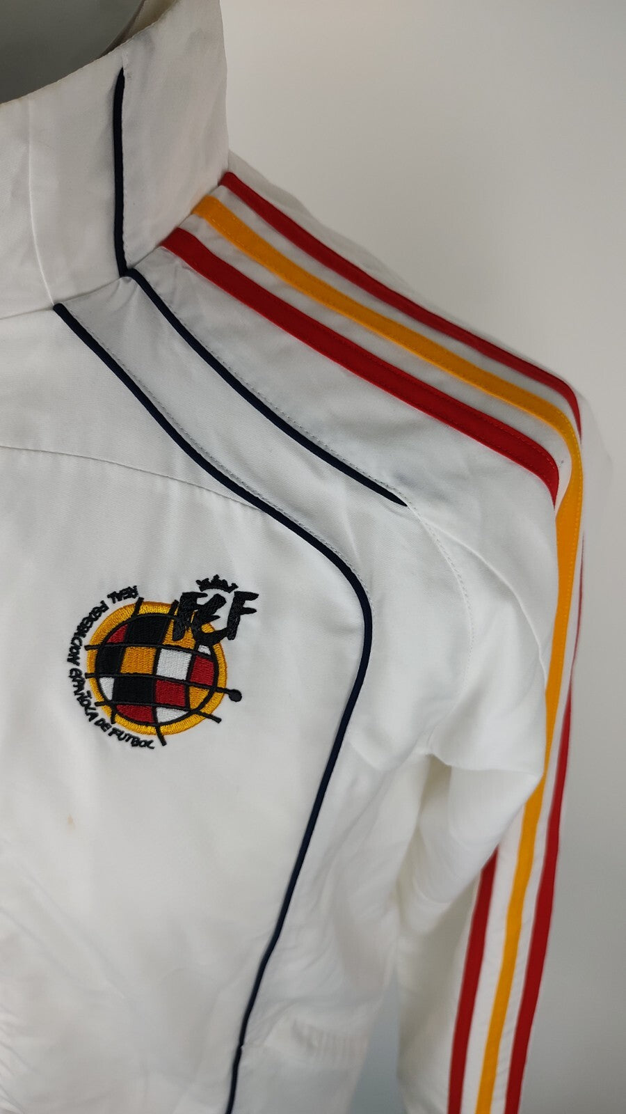 ADIDAS SPAGNA GIACCA SPORT CALCIO UOMO Tg 14Anni MAN SOCCER ESPANA JACKET