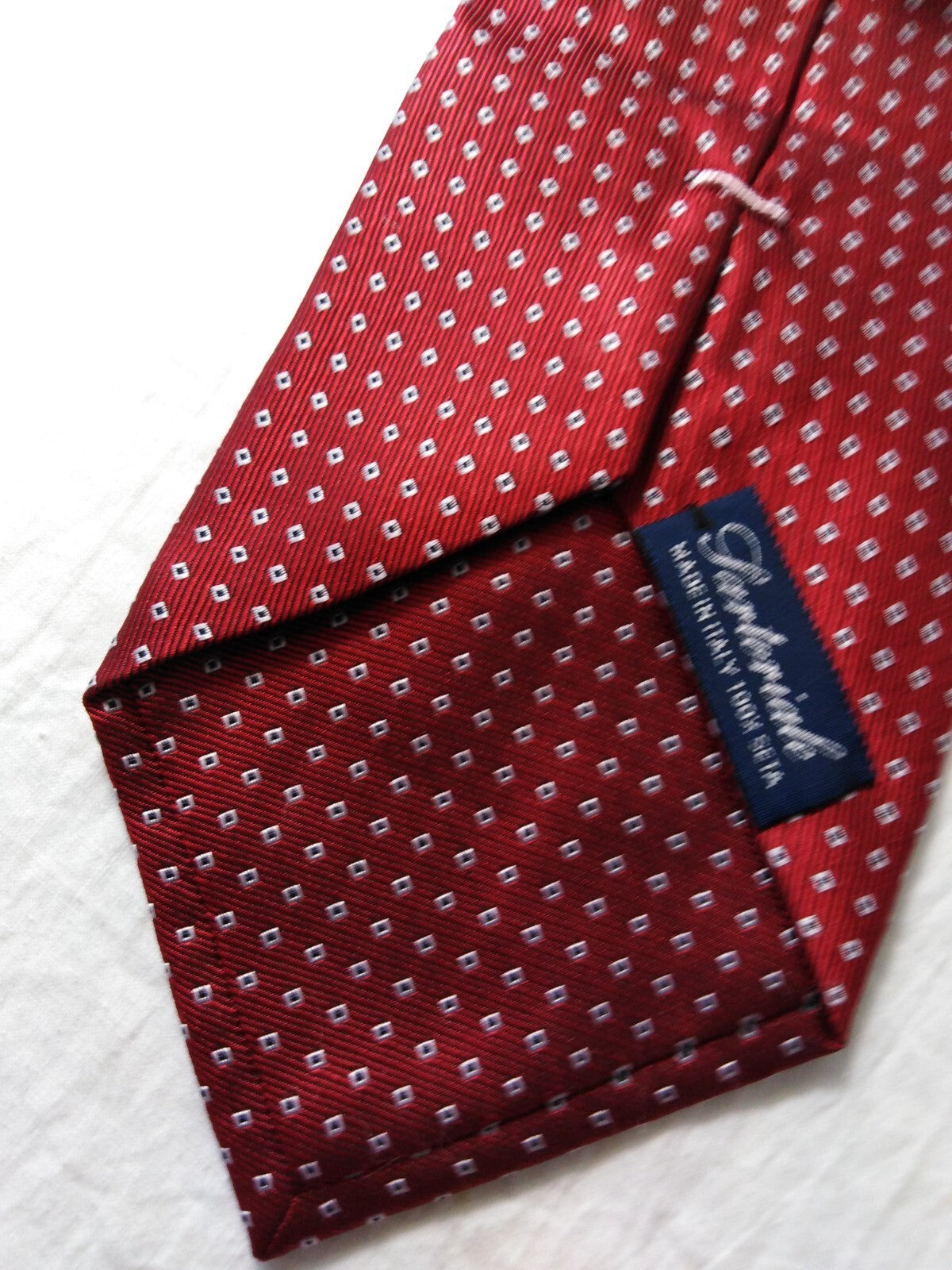 CAMICIAIO RUBEN 100% SILK TIE SETA CRAVATTA NECKTIE MADE IN ITALY SELF TIPPED